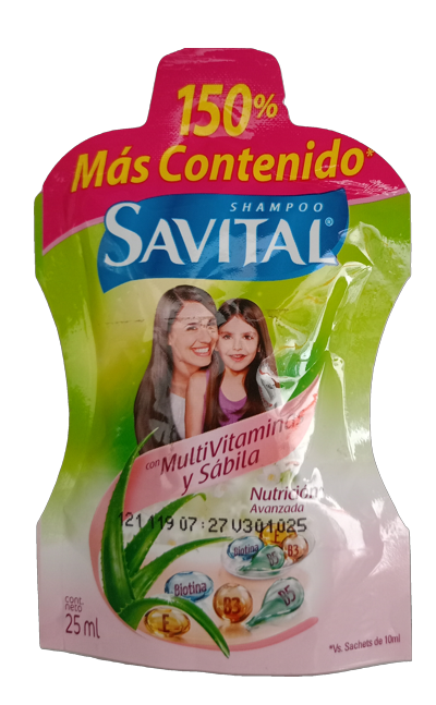 SHAMPOO SAVITAL (MULTIVITAMINAS Y SÁBILA)