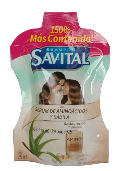 SHAMPOO SAVITAL (SÉRUM DE AMINOÁCIDOS Y SÁBILA)